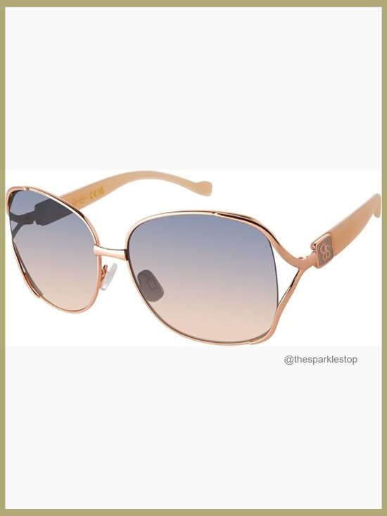 Accessories - Oversized Square Metal Sunglasses with UV400 Protection